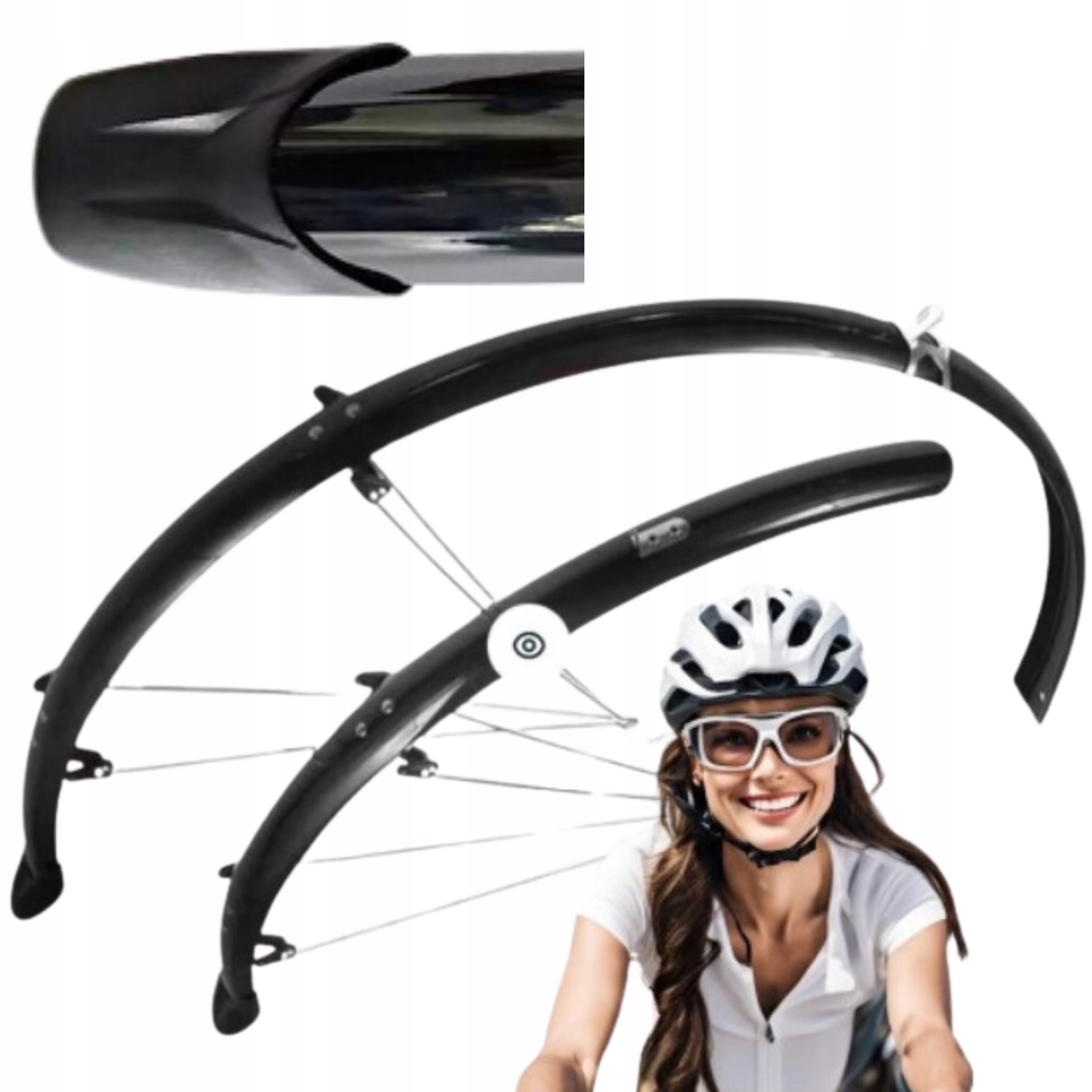 Błotniki Rowerowe Szosowe 28" z Chlapaczem Orion Ital 36mm Nowy Model 2024