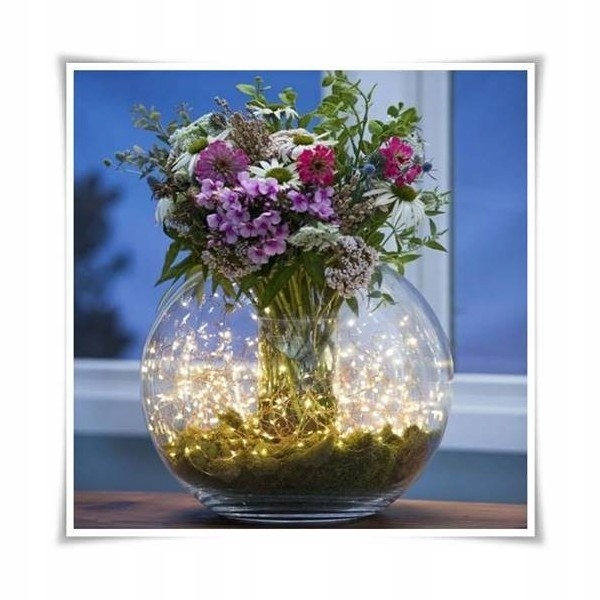 Wazon szklana kula dekoracyjna D-20 cm H-17 cm Kod producenta R KU D-20 zat.