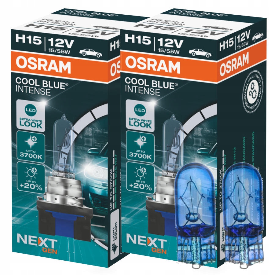 Birne, Osram Cool Blue Intense, H15 