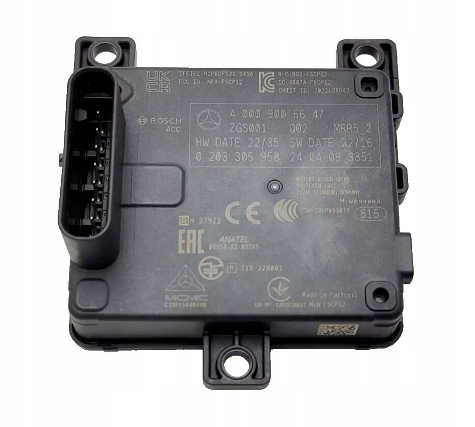 Radar Senzor Modul Mercedes A0009006647 A0009051019 A0009052017 Originál