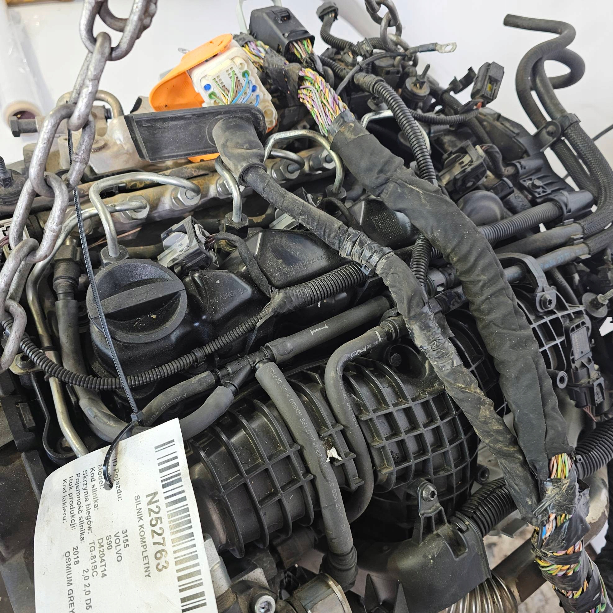 engine complete D4204T14 2.0 D5 190 KM VOLVO S90