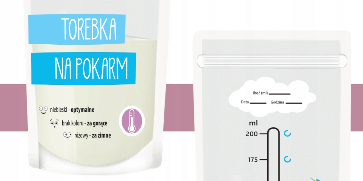 TOREBKI BOCIOLAND DO MROŻENIA POKARMU MLEKA 200ml STRUNOWE ZAMKNIĘCIE 30szt Kod producenta BL017