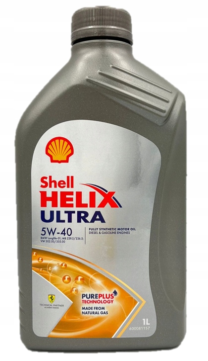 Shell Helix Ultra 5W-40 1L 550073578 Produkcji 2025