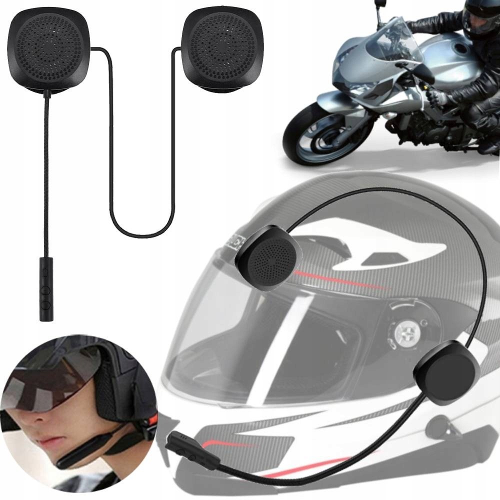 Interkom Słuchawki Do Kasku Motocyklowego Bluetooth Na Kask Motocykl Rower