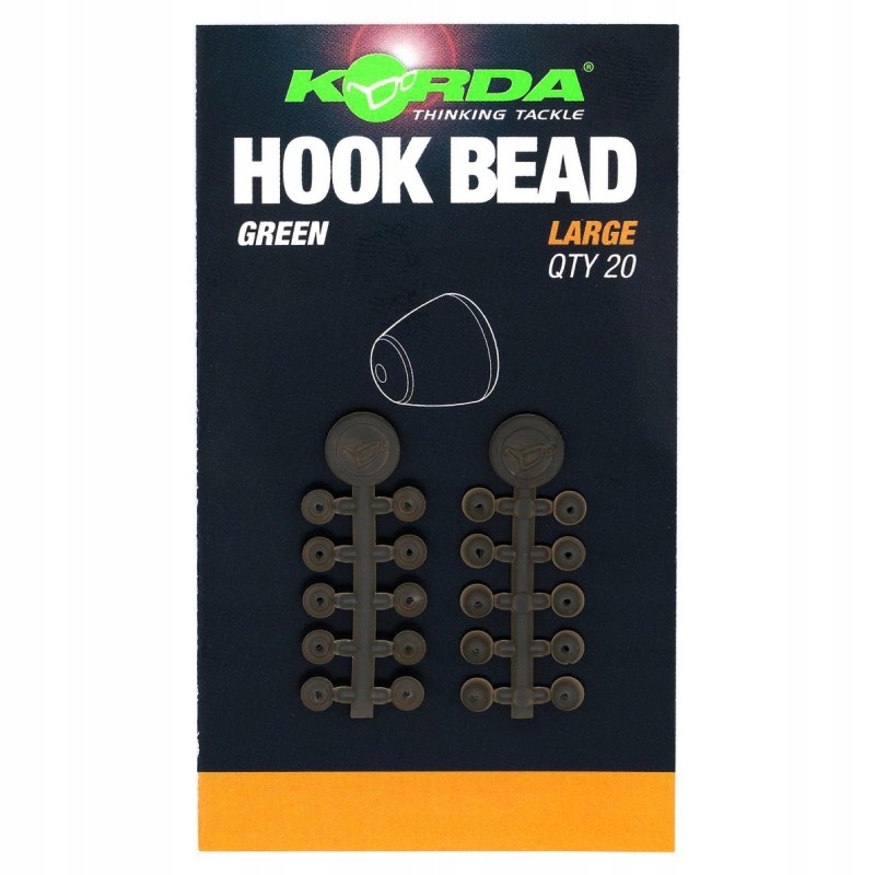 KORDA HOOK BEAD LARGE STOPERY NA HACZYK