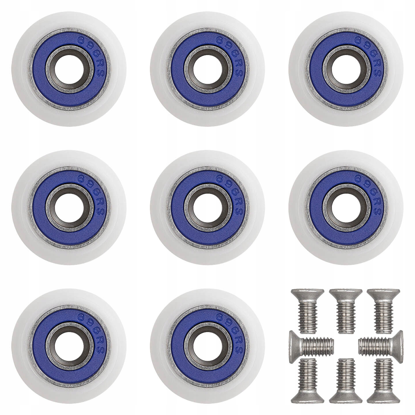 

8x Kółka Do Kabiny Prysznicowej Rolka Łożysko 20mm