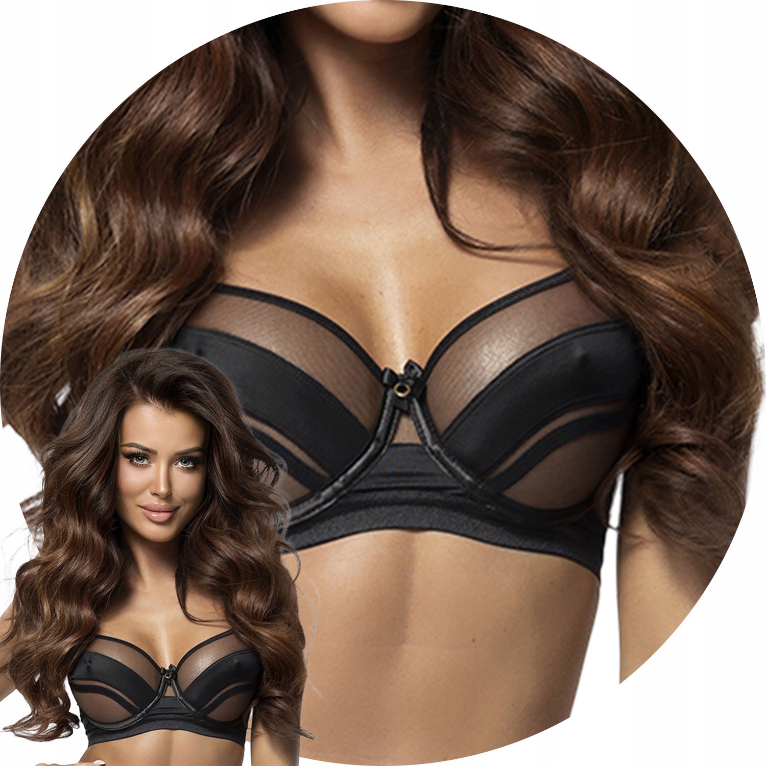 Axami V-10751 černá 70D měkká podprsenka