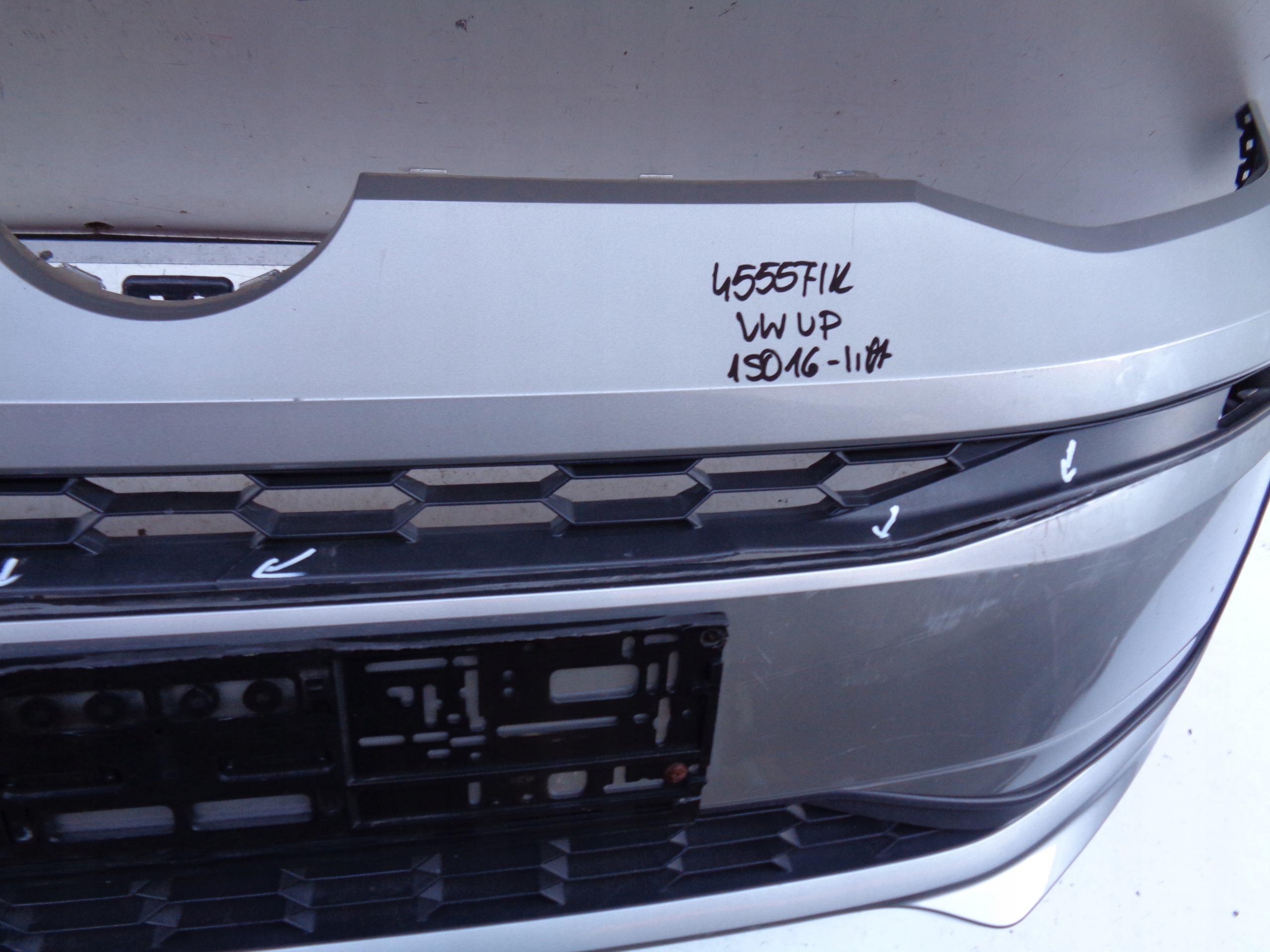 front bumper VW UP 1S 1S0 16- LIFT NR 45557