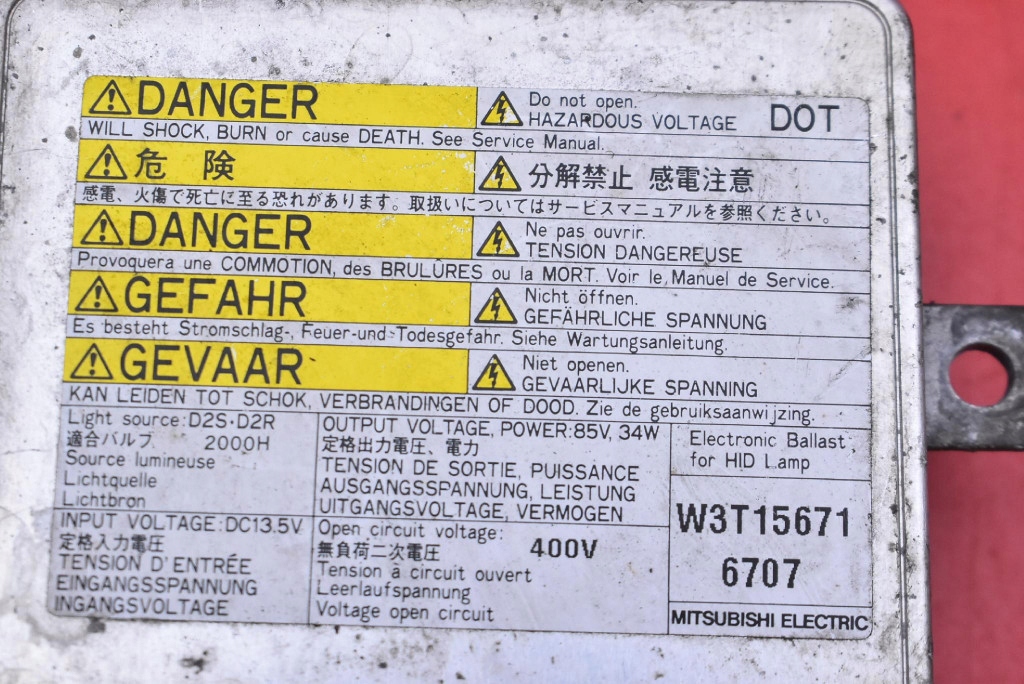control unit XENON KSENON left W3T15671 MAZDA 5 1 and CR 05-08