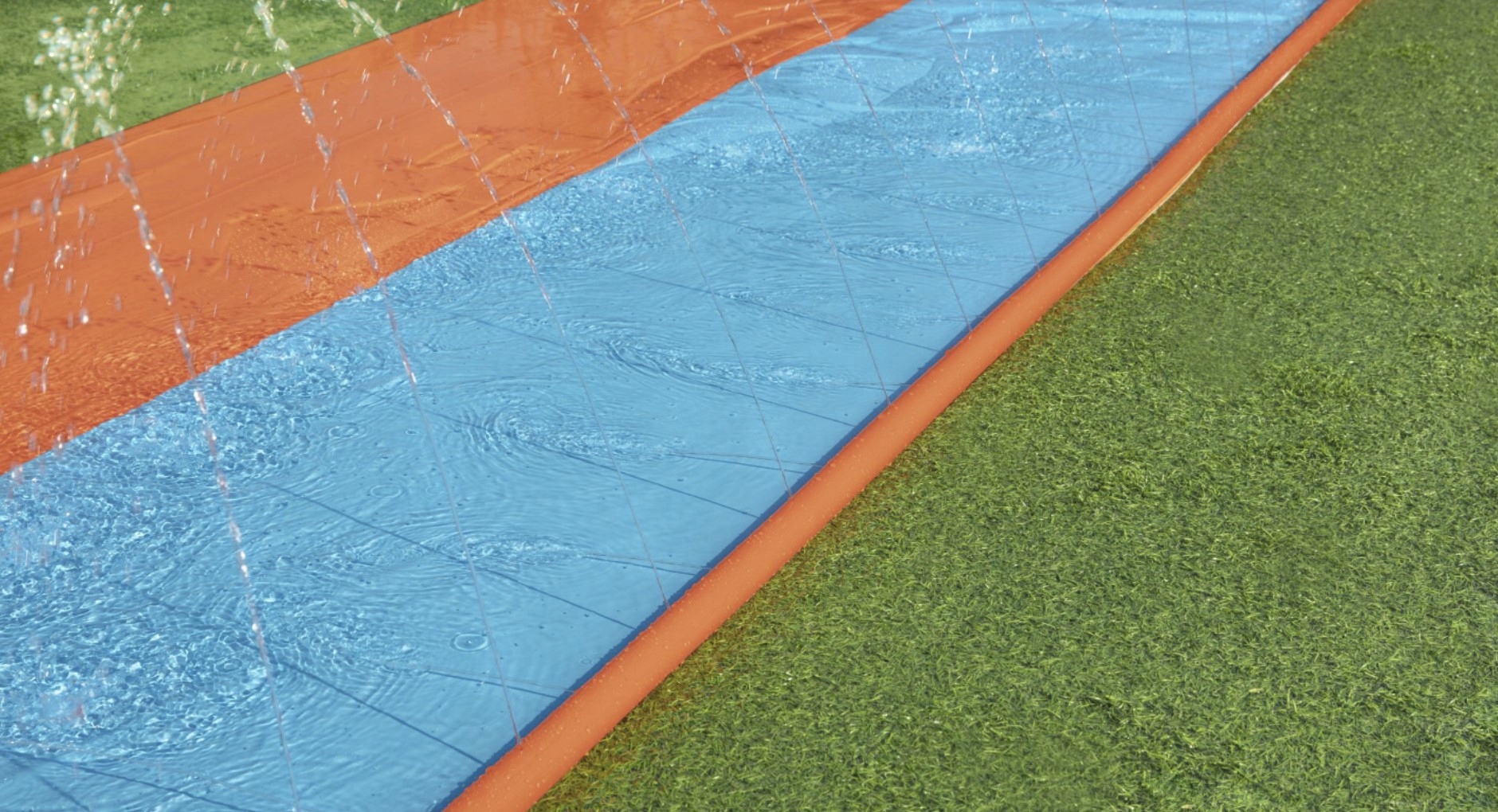 Ślizgawka Wodna Podwójna Ślizg Zjeżdżalnia Torowa dla Dzieci Bestway Rodzaj ślizg wodny