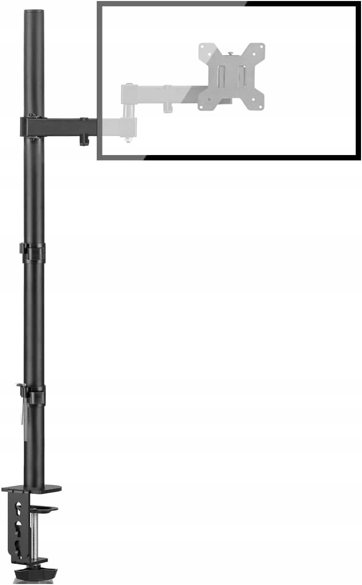 Uchwyt Do Monitora Wysoki 80 CM 13-32 Cale Ergonomiczny 10KG Premium Design
