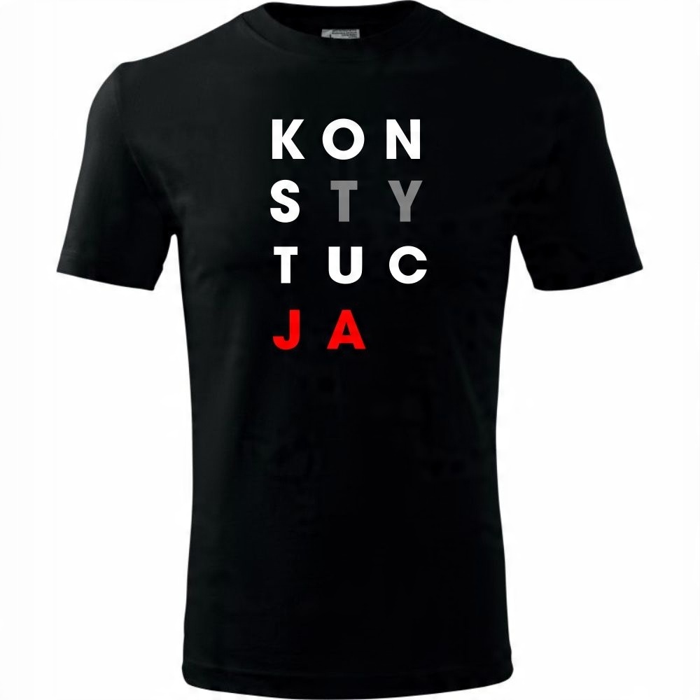 

Koszulka Z Nadrukiem Konstytucja Patriotyczne Hit