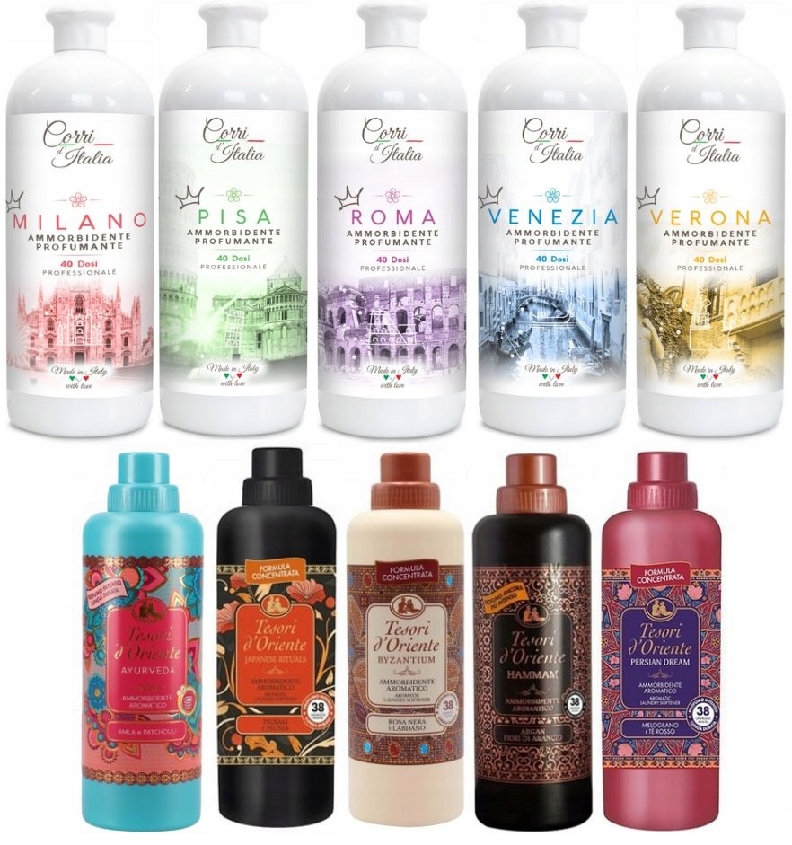 Levně Sada 10 Krásných Tekutin Corri d`ITALIA a Tesori d`ORIENTE B