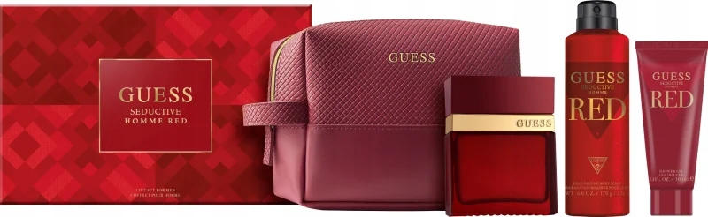 Guess Red Seductive Homme 4w1 Kosmetyczna perfumy żel dezodorant
