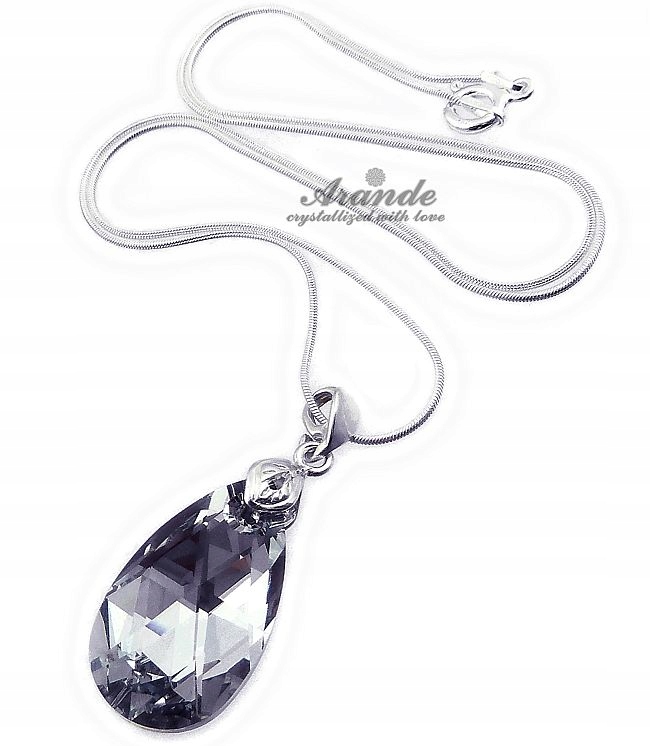 Krystaly Krásný Náhrdelník Comet Stříbro Arande