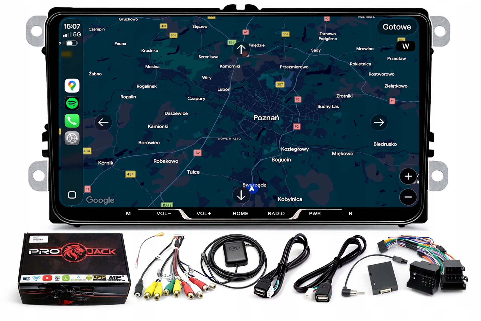 Rádio Navigácia Gps Android Škoda Superb 2008-2013 Wifi Carplay 4/64GB