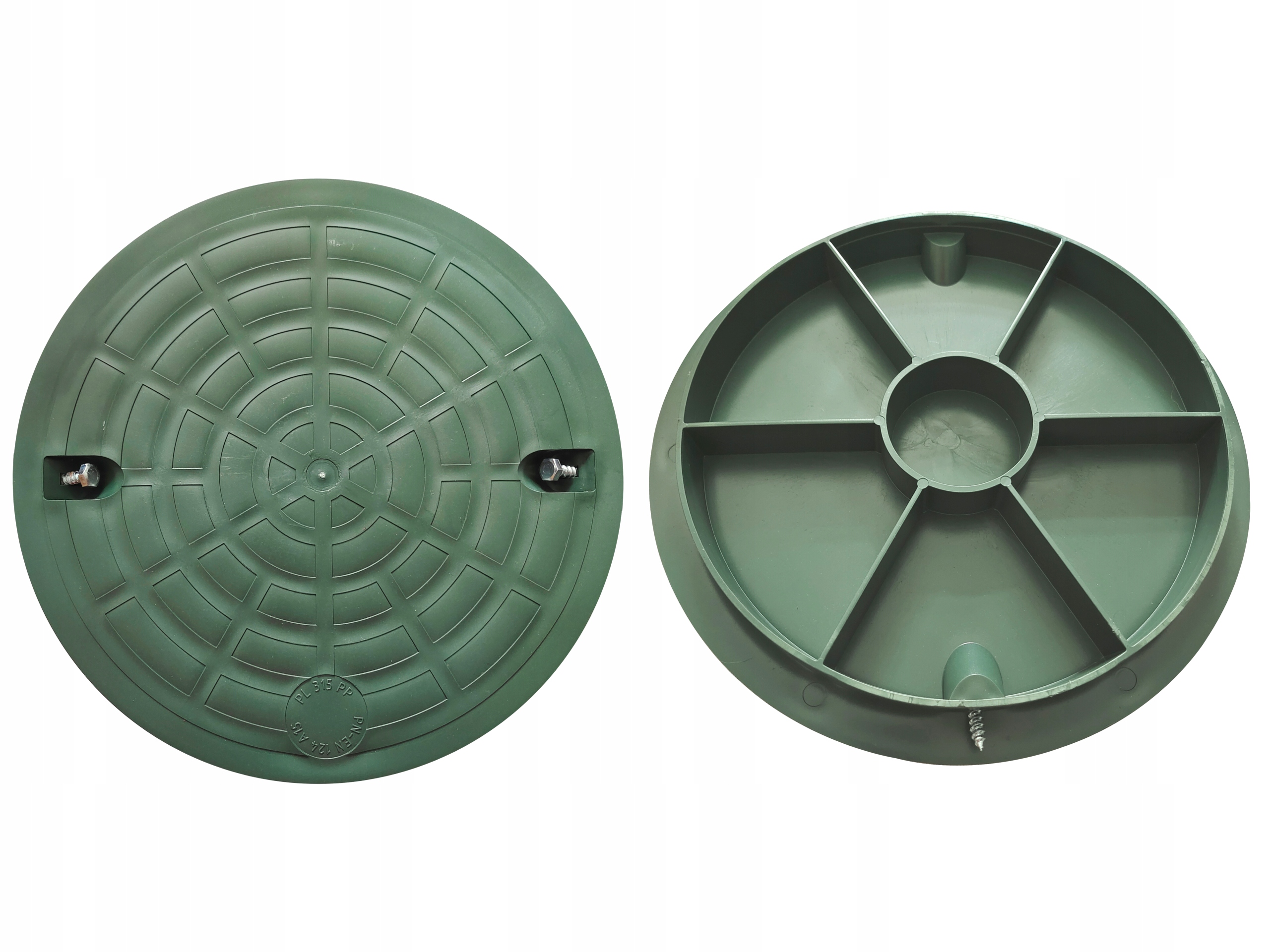 

Pokrywa Dekiel Właz Do Studni 315 mm Zielona