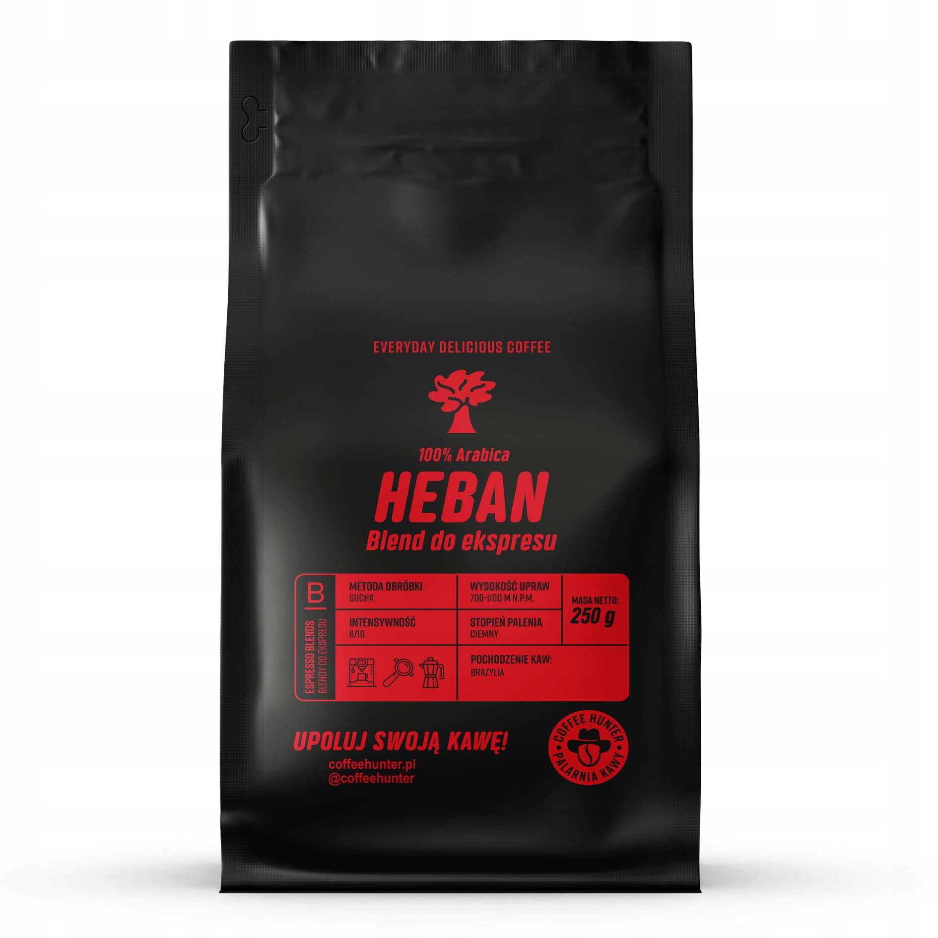Levně Eben Blend Káva 500 g Coffee Hunter Sp. z o.o.