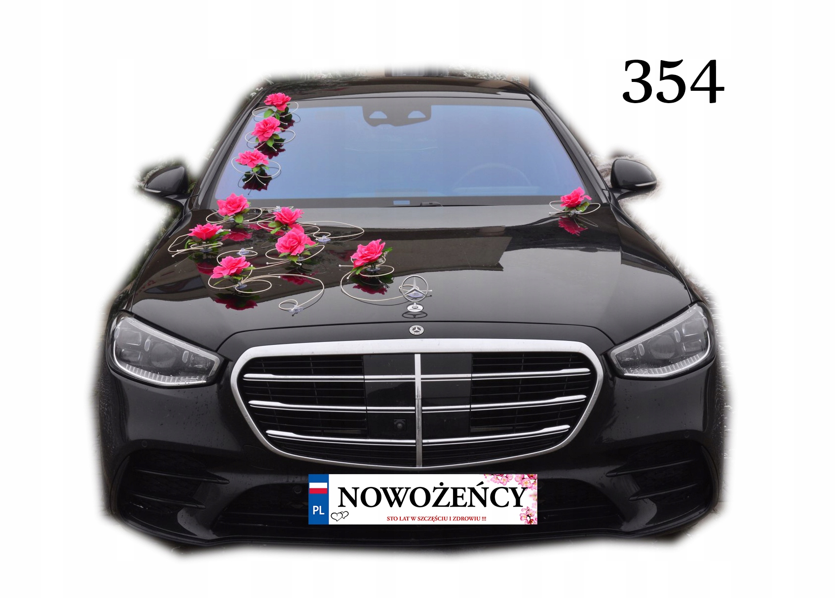 Ozdoby Dekorace Na Auto Svatba Barvy 354