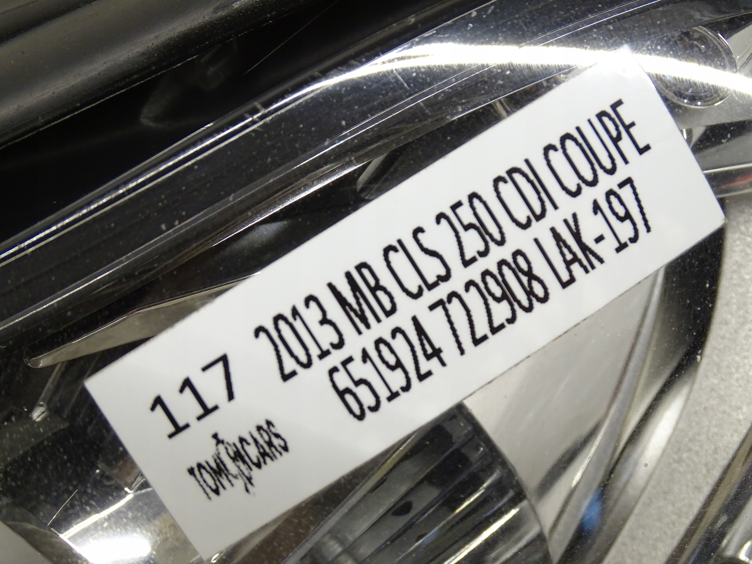 REFLEKTOR light left front BI XENON MERCEDES CLS 250 W218 A2188201759