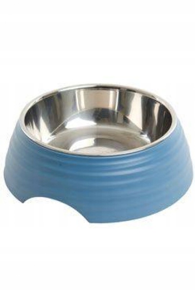 Levně Miska melamin Frosted Ripple Bowl 700ml modrá Buster