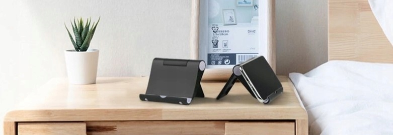 PODSTAWKA NA TELEFON TABLET UCHWYT STOJAK REGULOWANY SKŁADANY POD TABLET Stan opakowania oryginalne