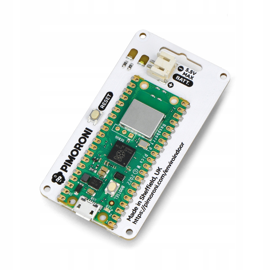 Enviro Indoor z Raspberry Pi Pico W