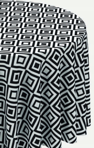 CERATA OBRUS NA WYMIAR ROMBY, KWADRATY