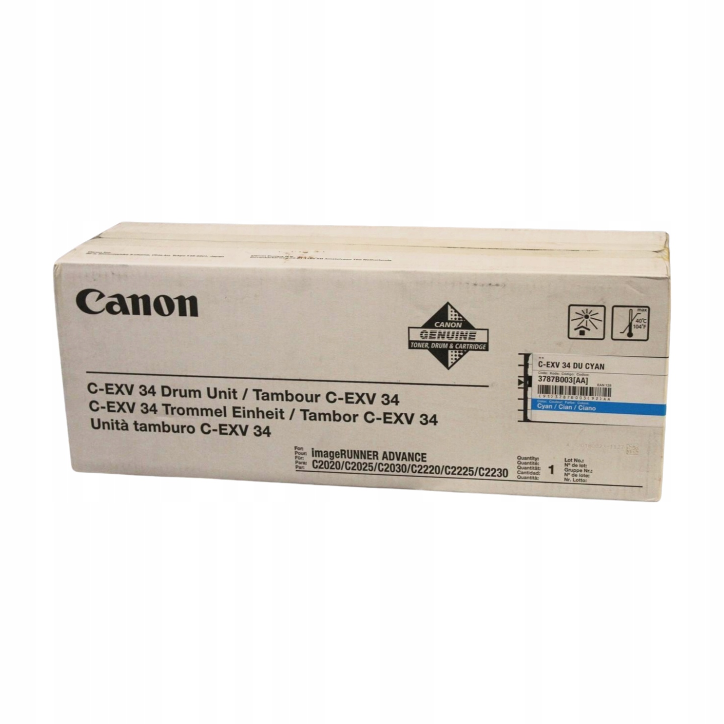 Canon Canon C-exv 34 C 3787B003 Buben cyan originál