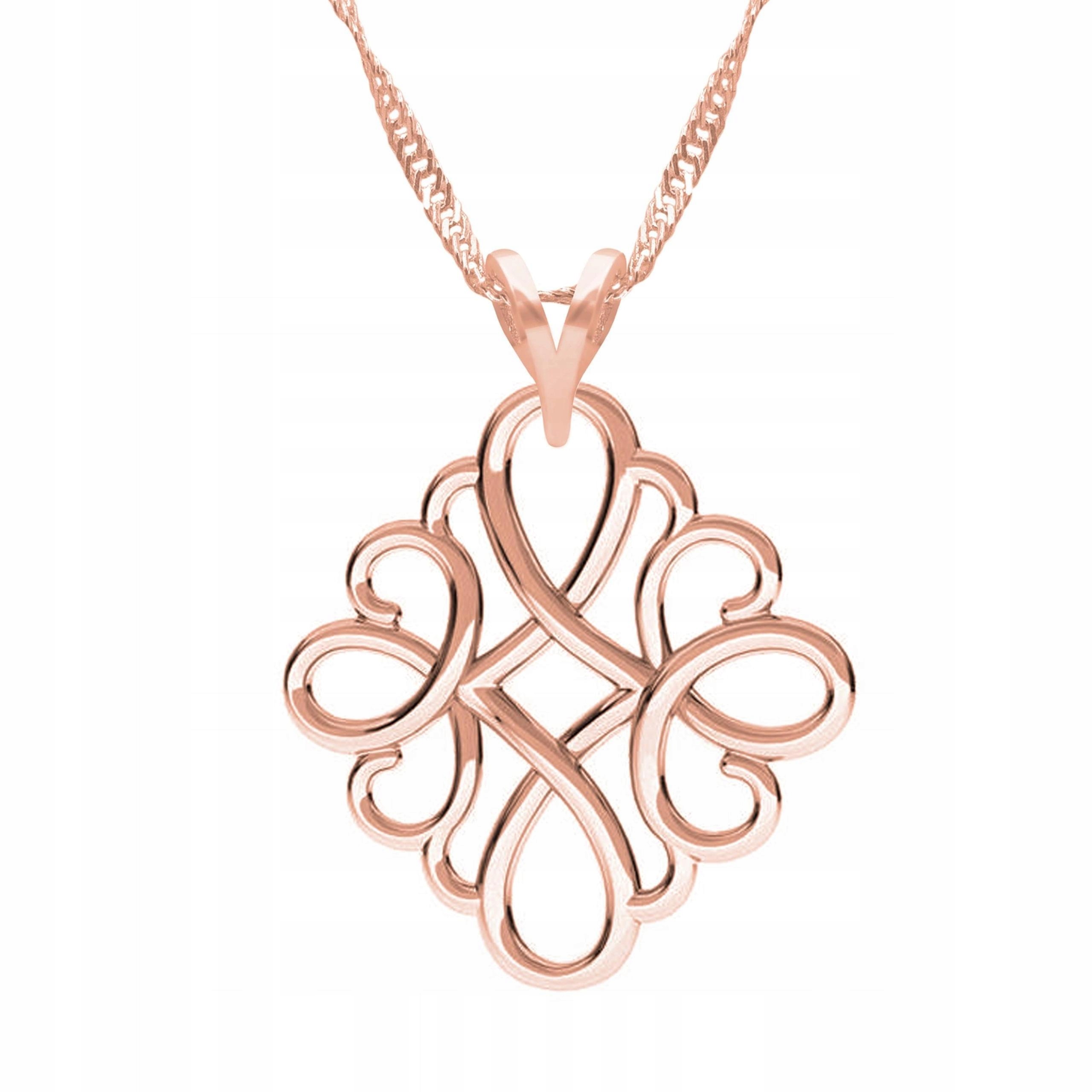 Pozlacený náhrdelník s ažurovým spojem Spojovací prvek Ažur Stříbro 925