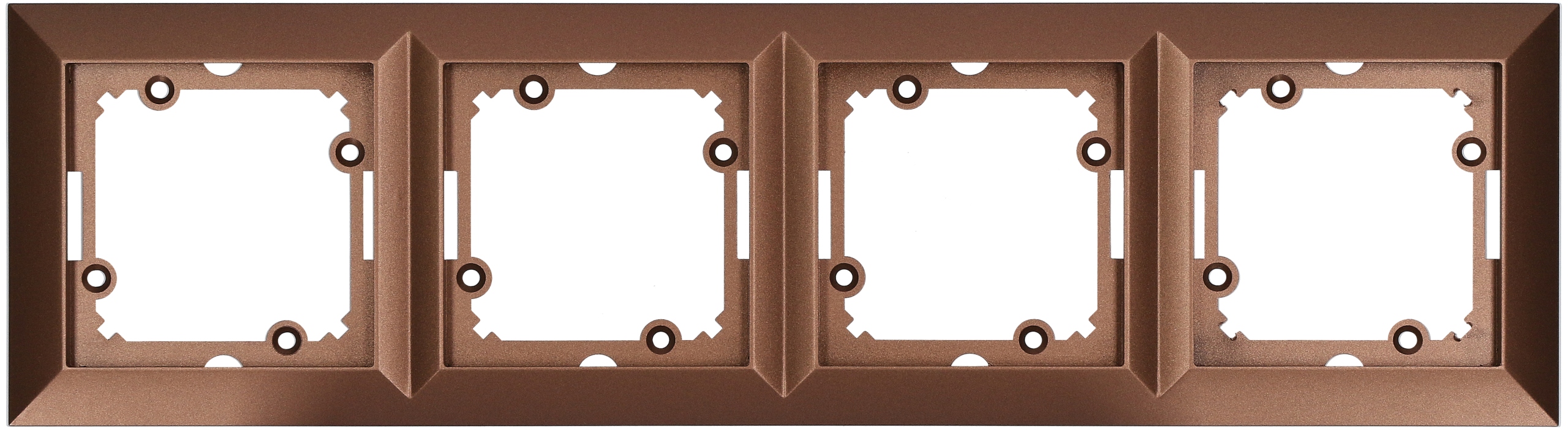 

Ramka poczwórna Opal miedź