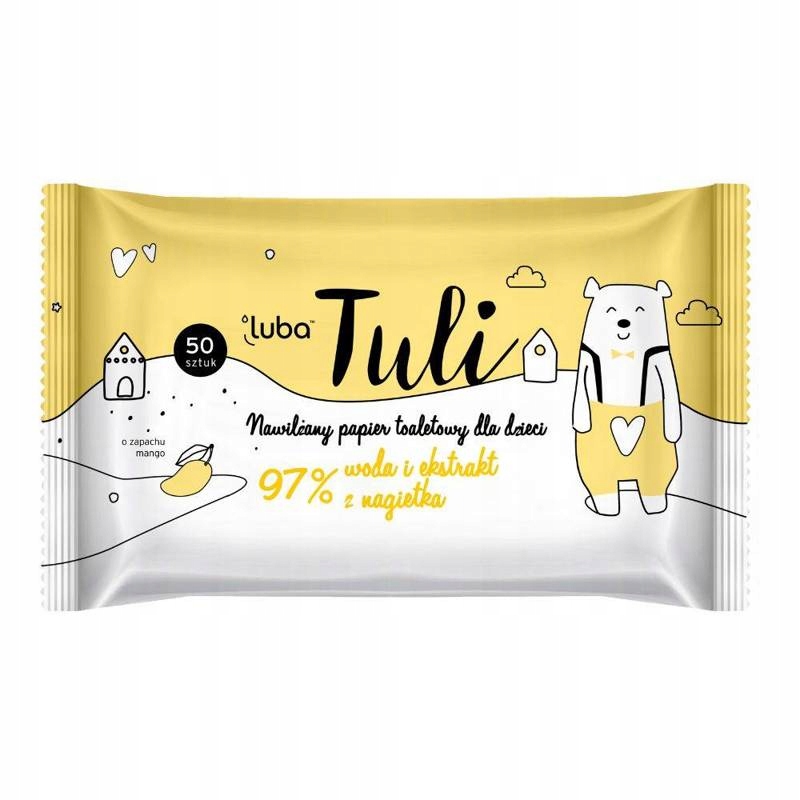 

Luba Tuli nawilżany papier toaletowy mango 50szt