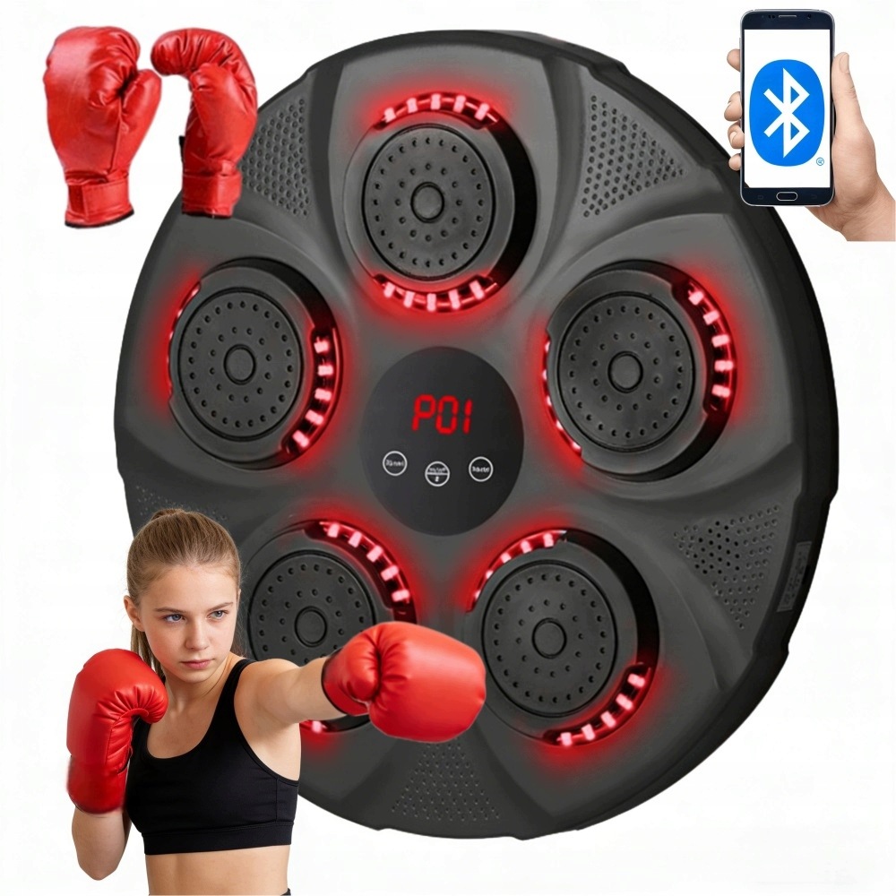 Hudební boxovací stroj Music Boxing Machine Stěna Box Flare +dárek