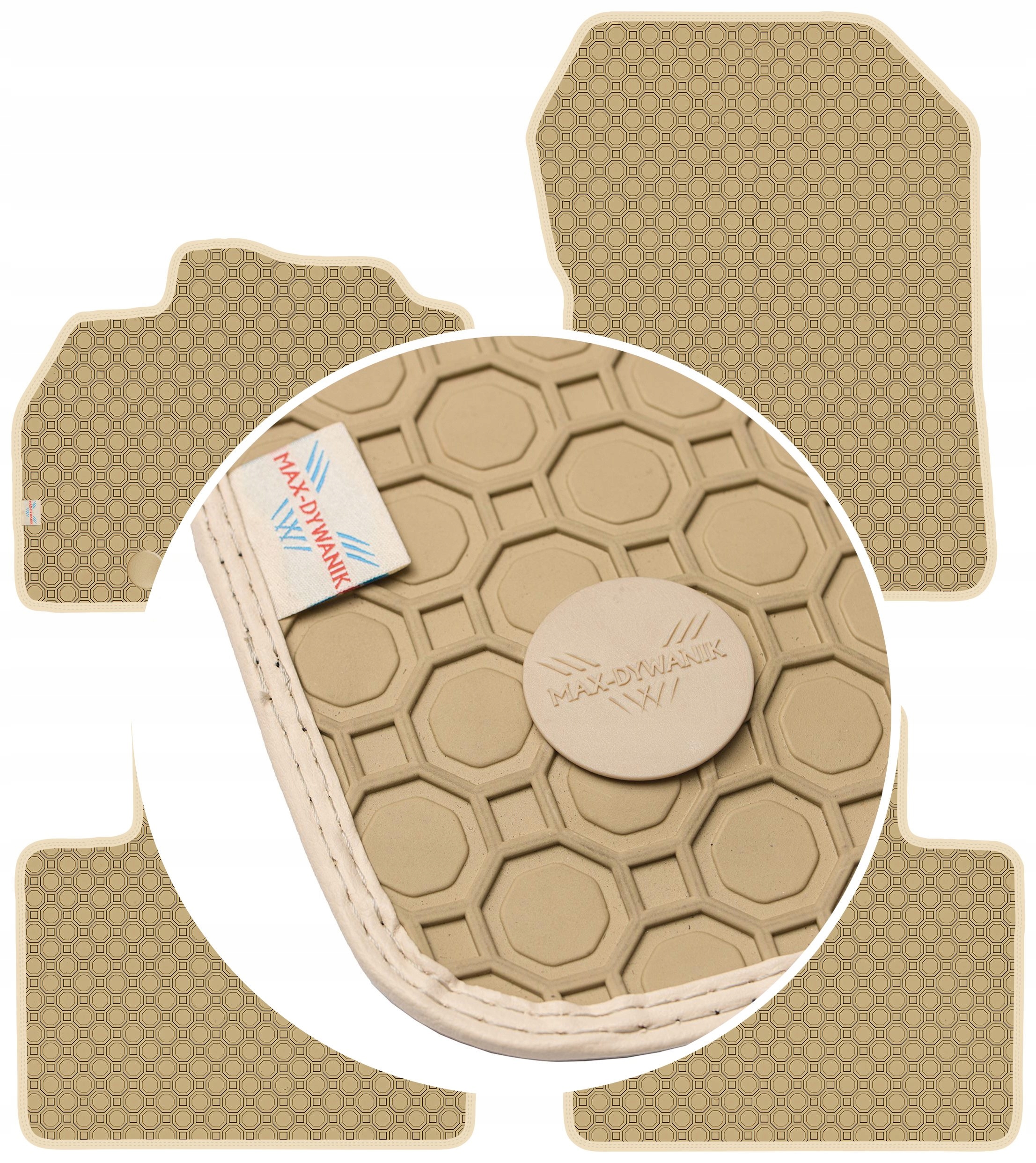 Renault Zoe 2012 Béžové koberčeky