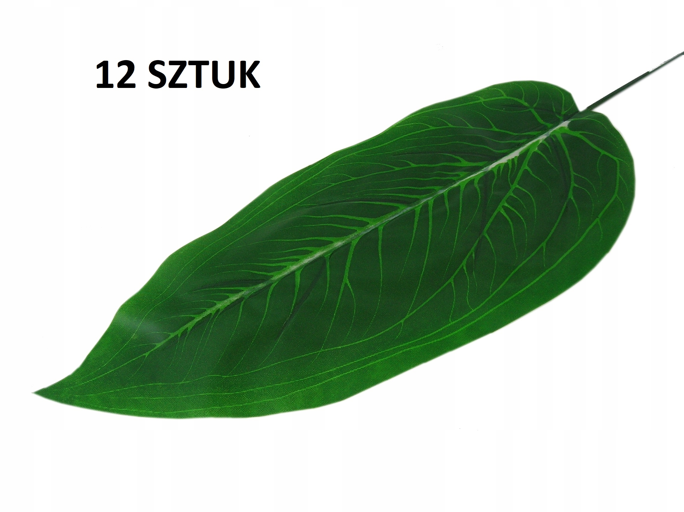 

Zielony Liść Komplet 12 Sztuk Sztuczne Liście