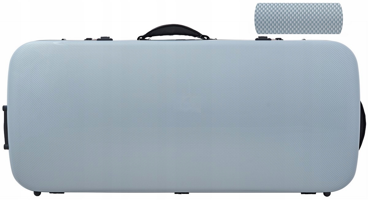 Dvojité pouzdro na housle 4/4, violka 36-43 Hybrid M-case Modrý Grafit
