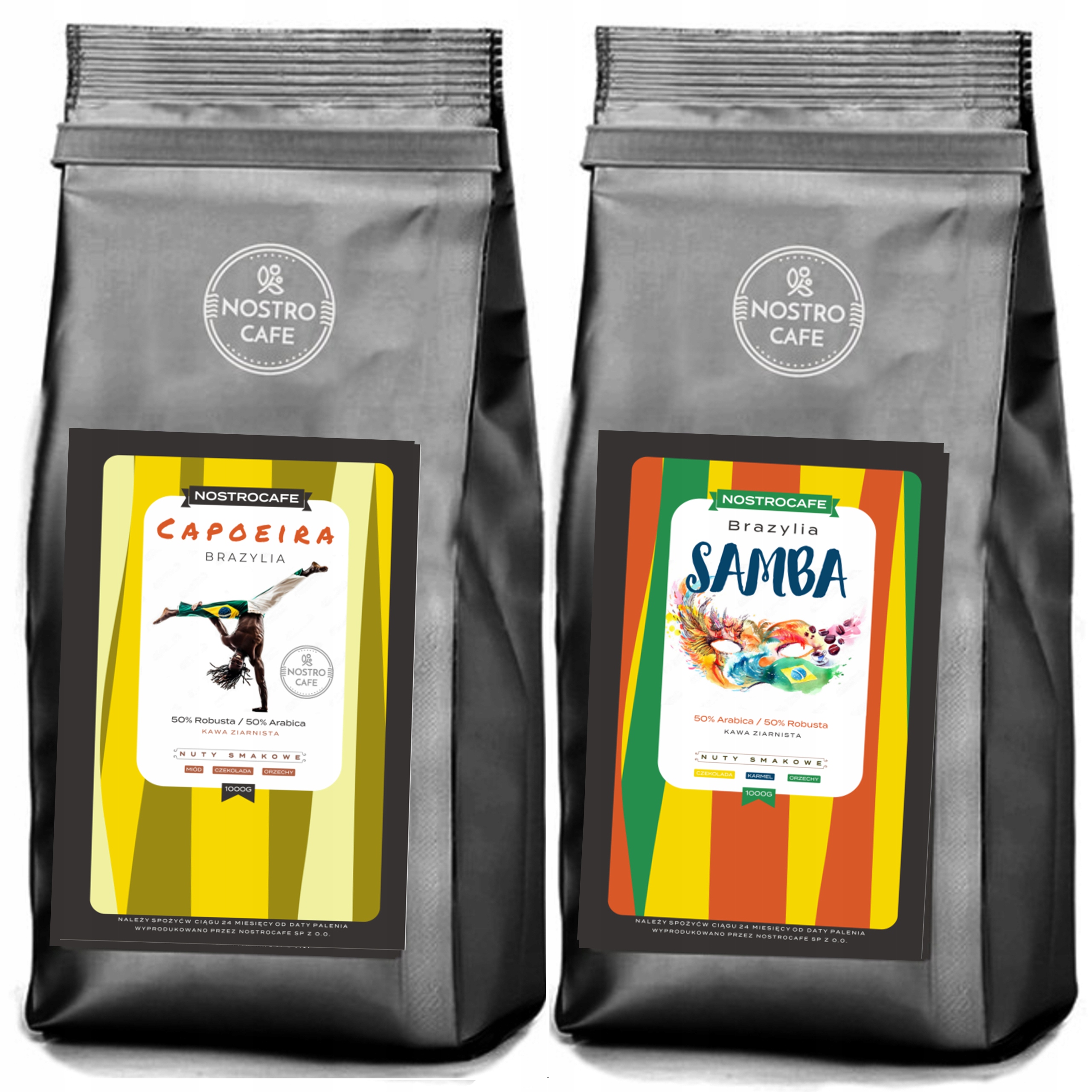 Levně Káva Zrnková 2KG Brazílie Samba, Brazílie Capoeira