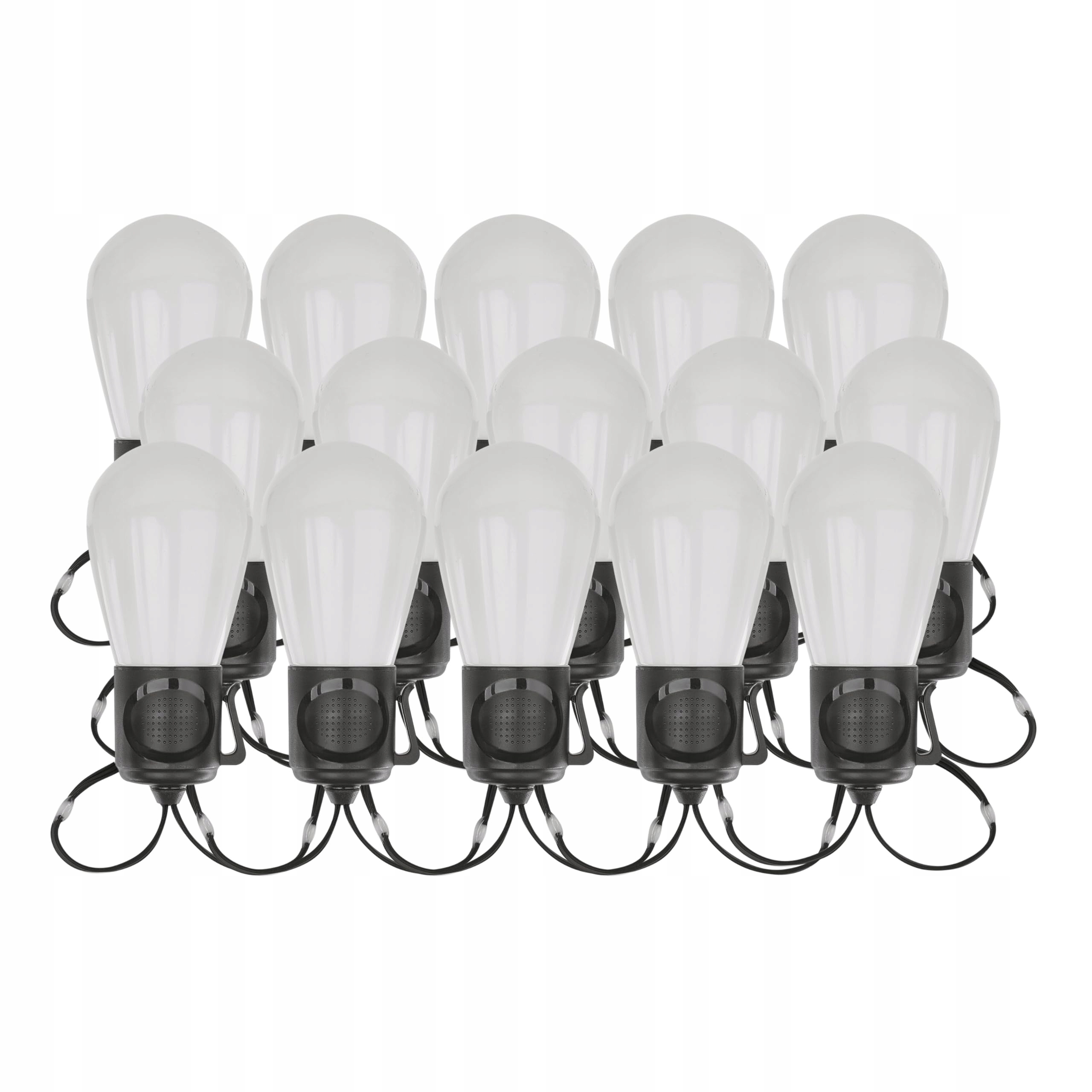 GoSmart Led světelný řetěz – 15× párty žárovky, 15 m, venkovní i vnitřní,…