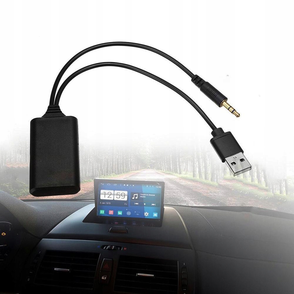 ADAPTER MODUŁ BLUETOOTH 5.0 DO RADIA AUX IN MINI JACK 3,5 USB UNIWERSALNY Producent części Inny