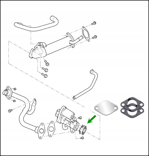 Zaślepka EGR CITROEN Jumper 2.2 HDi 4HV 4HU Producent części Kreft