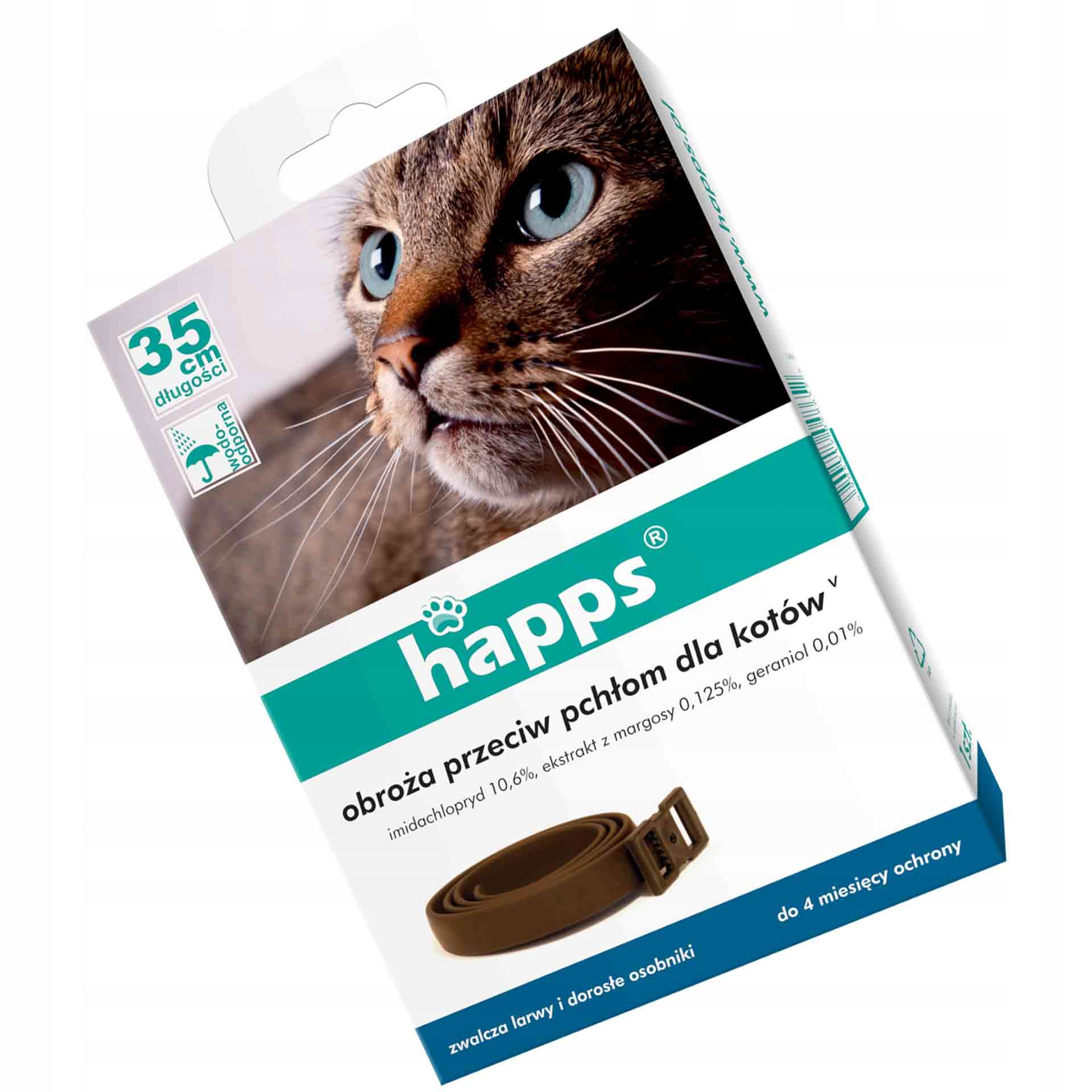 

Happs Obroża Przeciw Pchłom Dla Kotów