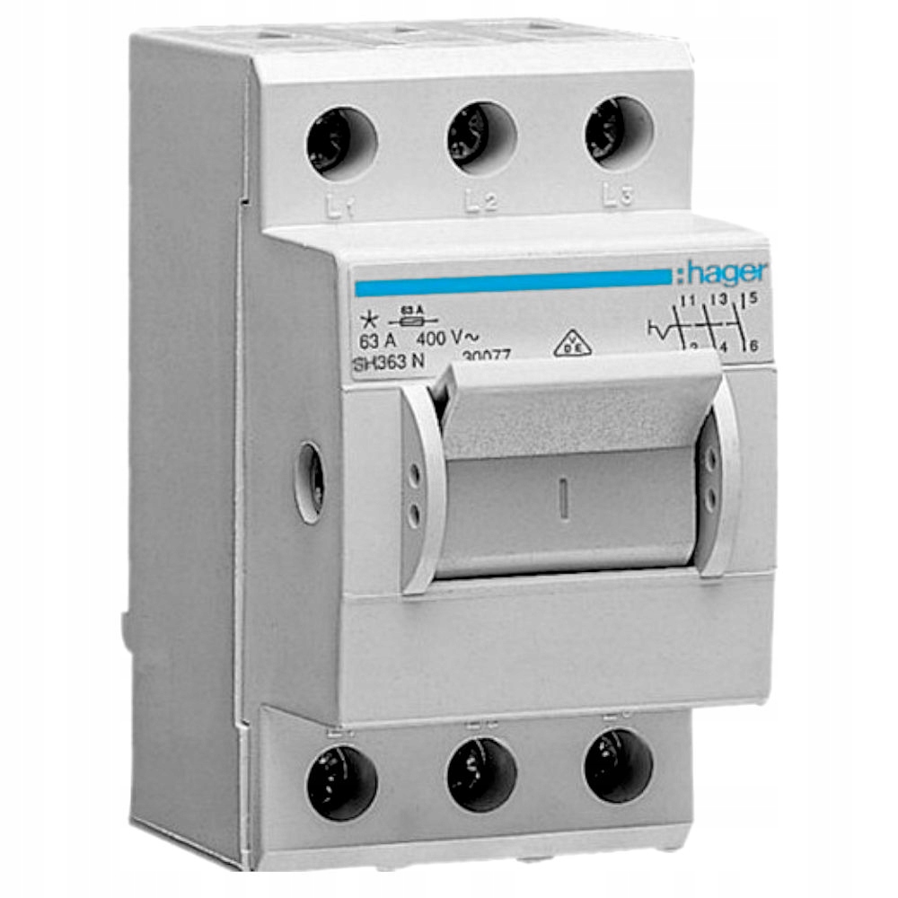 Hager Rozłącznik Izolacyjny Kompakt 3P 63A SH363N