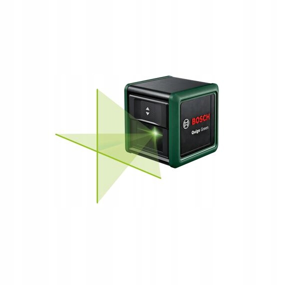Bosch Quigo Green křížový laser, zelený paprsek, unidržák MM2, 3*AAA bateri