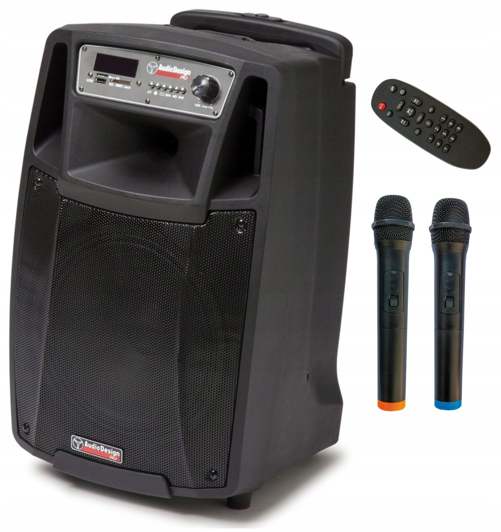 AudioDesign M2 10W/L aktívny reprobox s Usb/sd prehrávačom