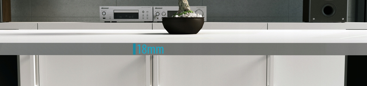 WISZĄCA SZAFKA RTV POZIOMA KOMODA dąb wotan105cm Głębokość mebla 32 cm