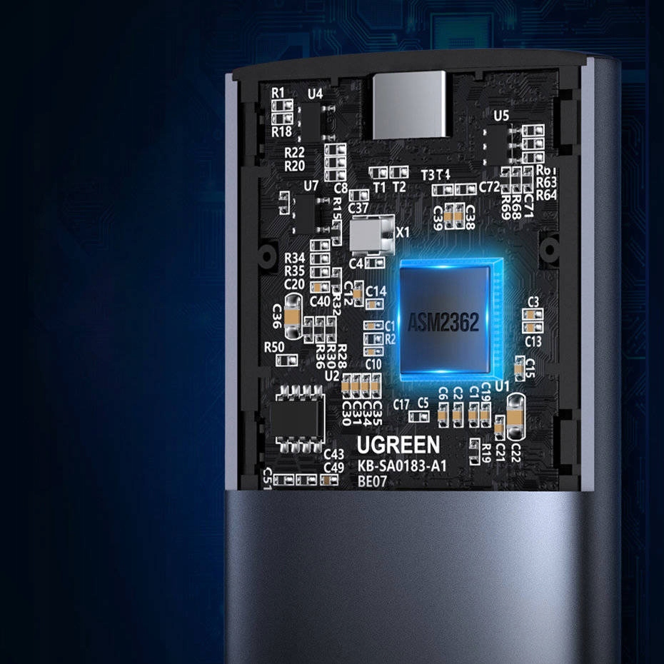 Ugreen kieszeń obudowa dysku M.2 SATA 3.0 5Gbps Interfejs USB 3.1 USB typ C