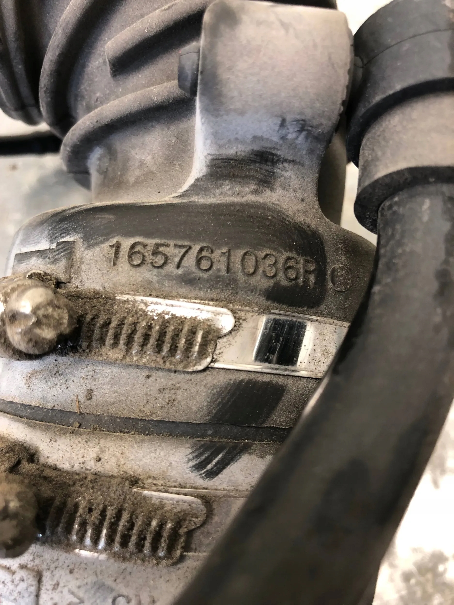 pipe air hose SMART 453 165761036R