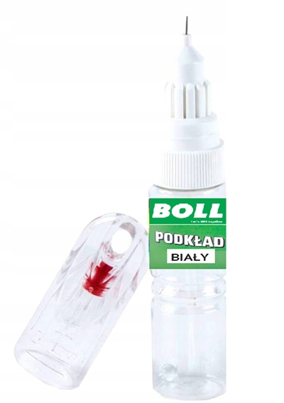 Podkład wypełniający z igłą do wypełniania rys biały 20ml Boll