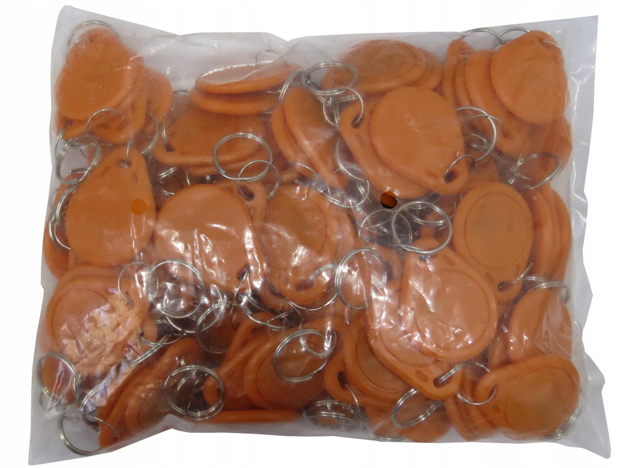 Přívěsek Na Klíče Rfid Tag Unique 125kHz EM4100 pro Zámek Domofonu oranžový 100 Ks