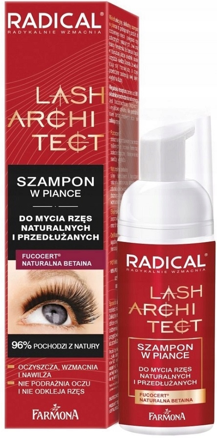 

Radical Szampon w Piance Do Mycia Rzęs 50ml